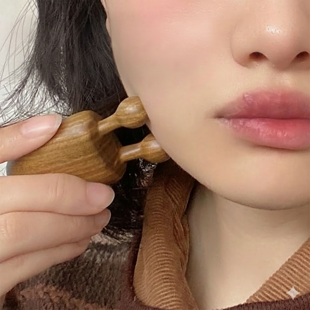 Masajeador Ergonómico de Madera – sin texto